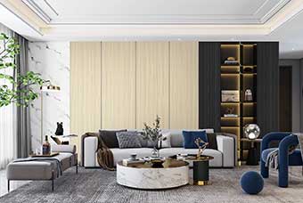凉山轻奢风格-客厅