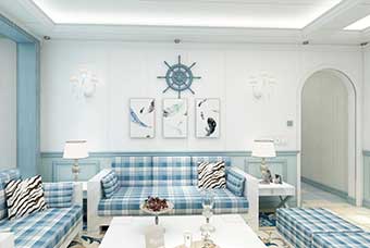 凉山地中海风格-客厅