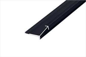 凉山航空纤维墙咔铝合金阳角线（哑黑氧化）