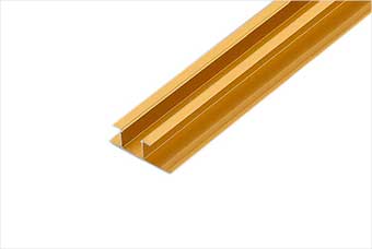 凉山航空纤维墙咔铝合金带灯中条（钛金氧化）