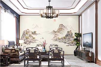 凉山森佰汇航空纤维墙咔（巴山蜀水）