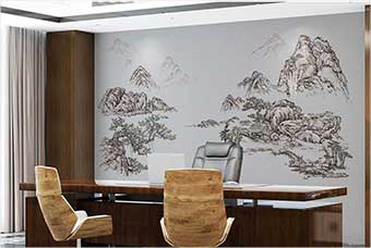 凉山森佰汇航空纤维墙咔（山水之间）