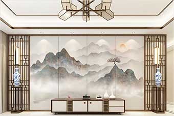 凉山森佰汇航空纤维（山水画系列）